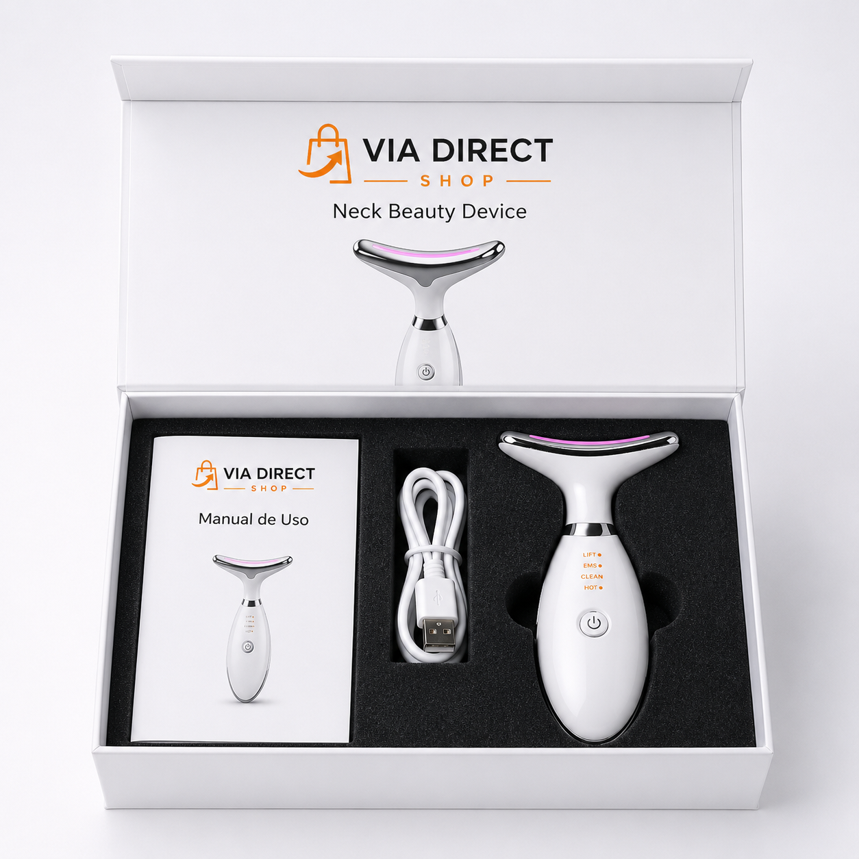 Tecnología de tratamiento cutáneo Glow Therapy: 7 colores LED